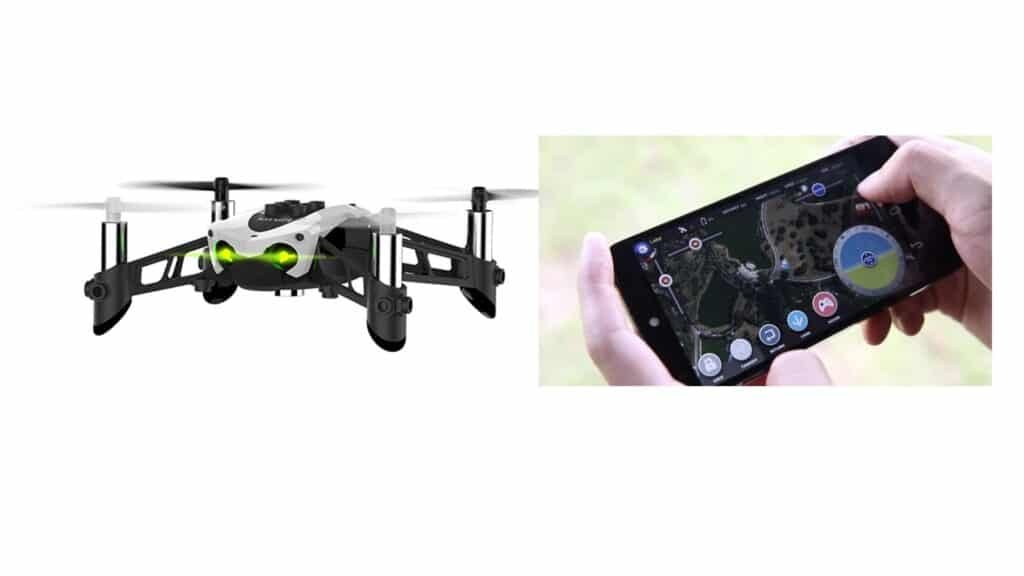 Commandes de smartphones pour les drones