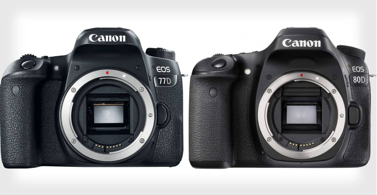 Canon 77D vs 80D - Leurs différences