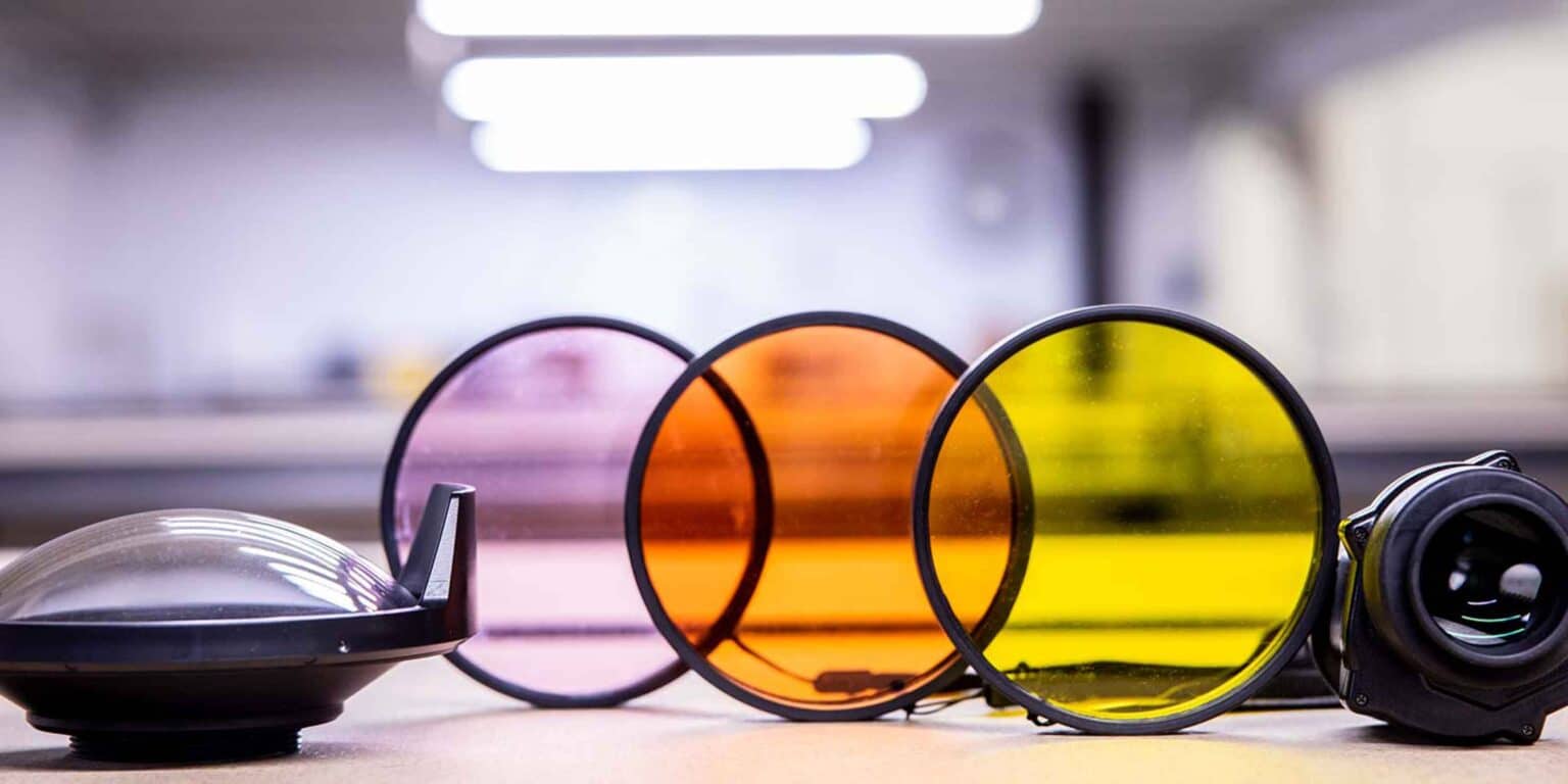 Filtres colorés pour photographie sous-marine