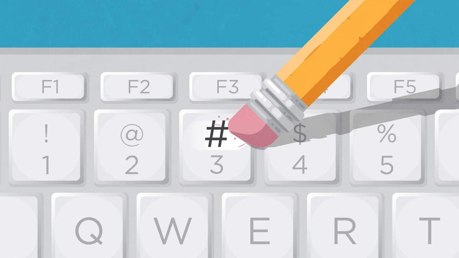 Comment créer le hashtag sur le clavier ?