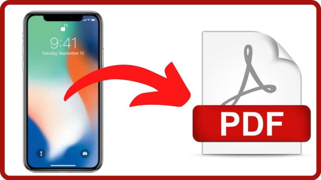 Comment envoyer une photo Pdf avec un Iphone ?