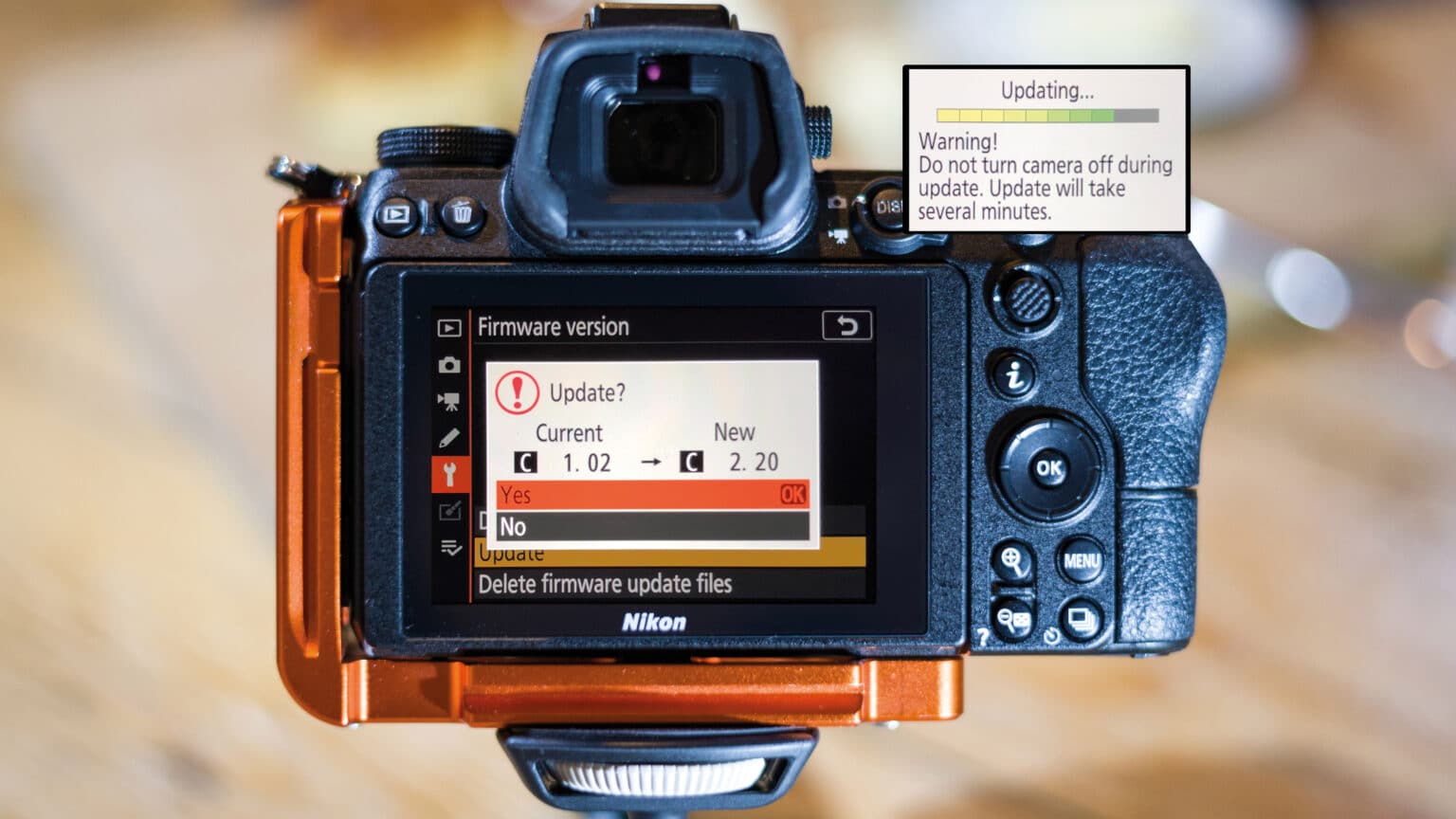 Comment mettre à jour le firmware sur Nikon ?