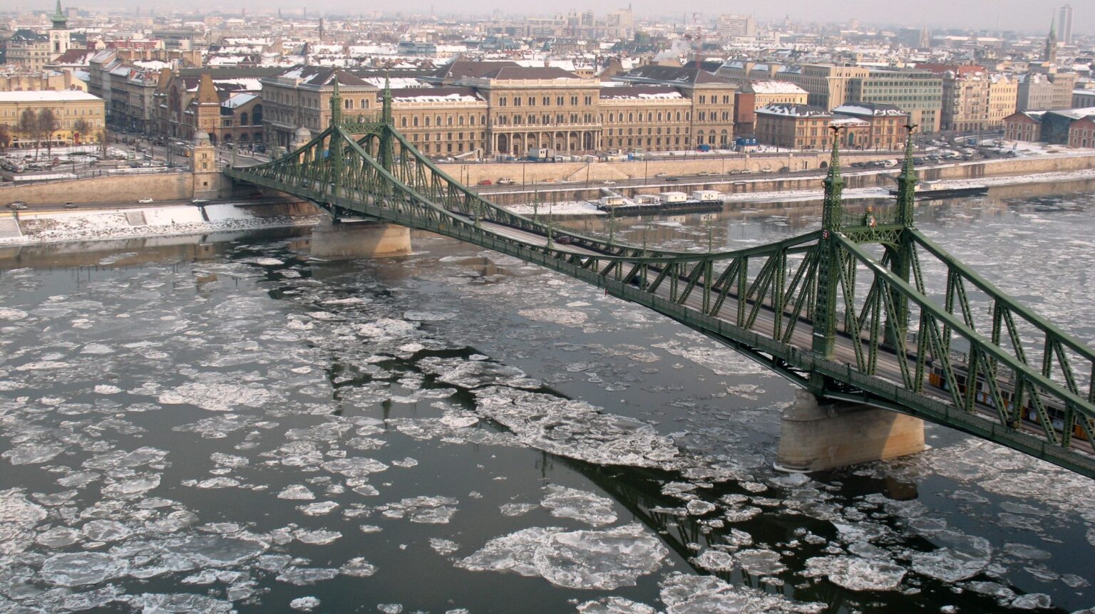 Le Danube gelé, spectacle à Budapest