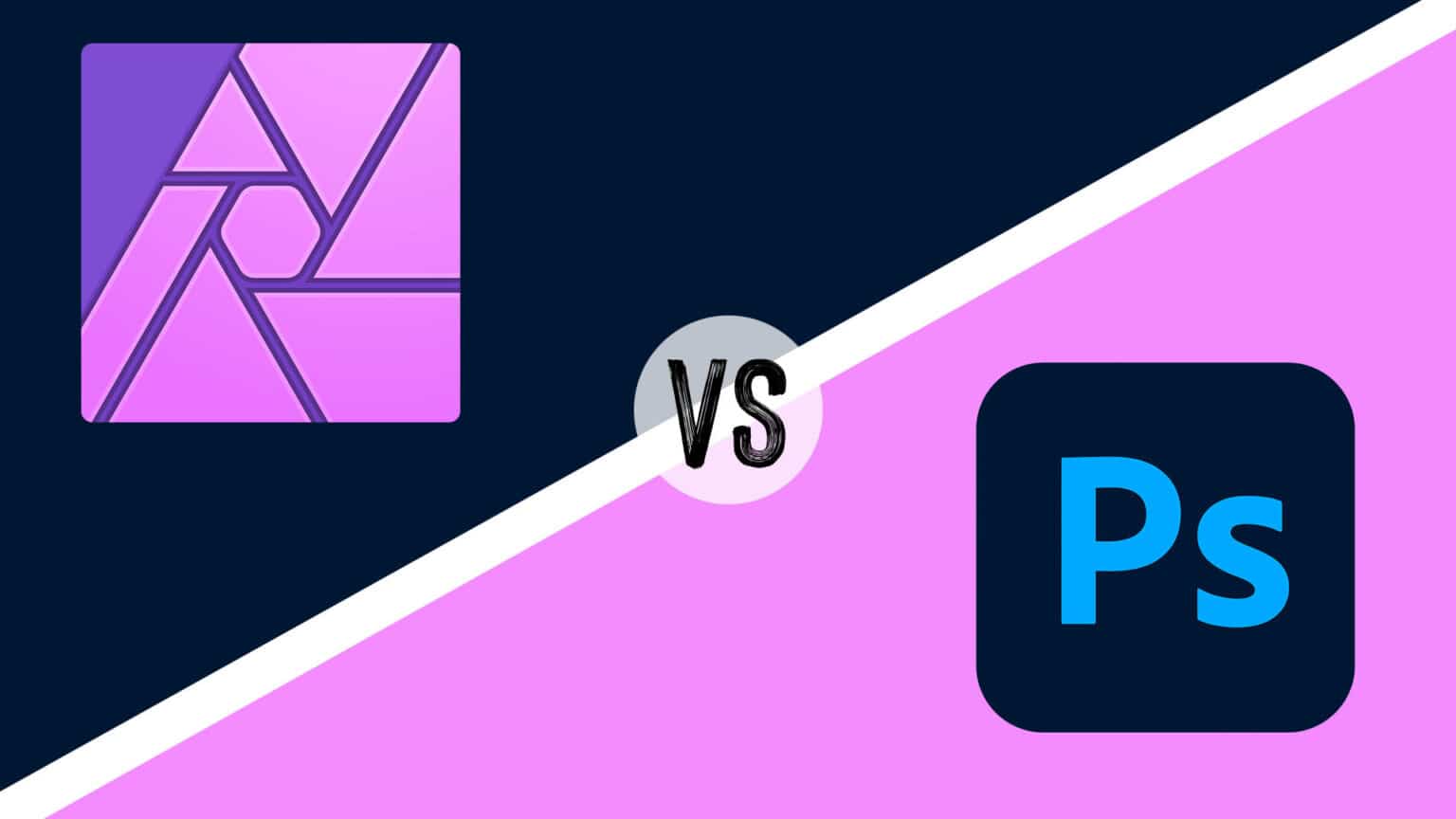 Affinity Photo vs Photoshop : lequel choisir
