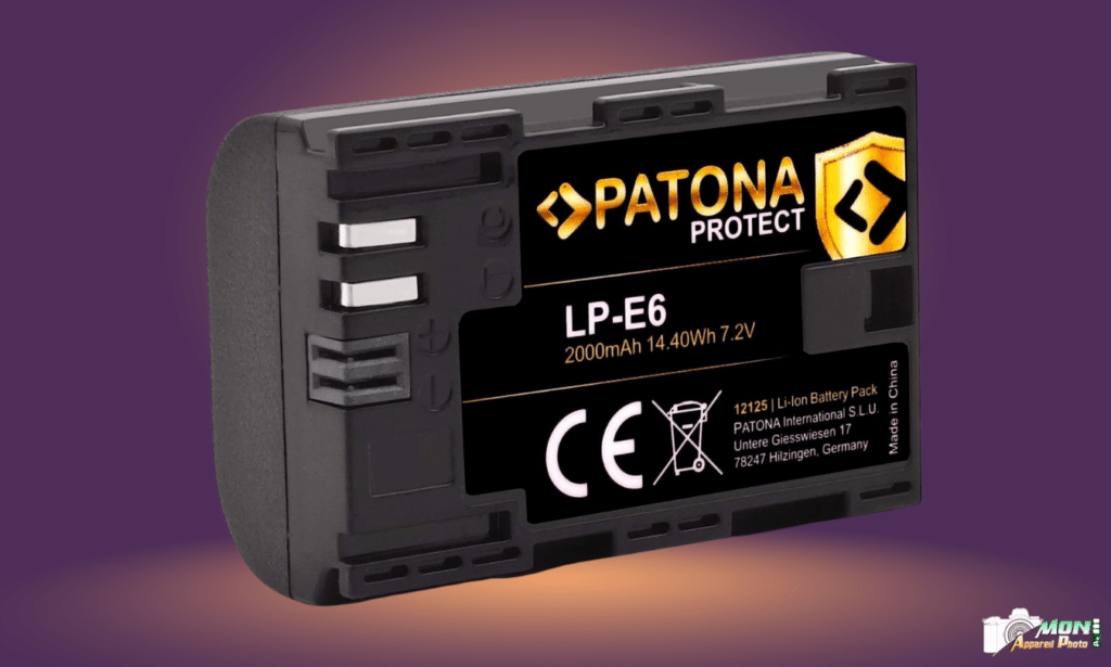 Batterie Canon LP-E6 de Patona: La Solution Ultime pour Vos Appareils Photo Canon Batterie Canon LP-E6: avis
