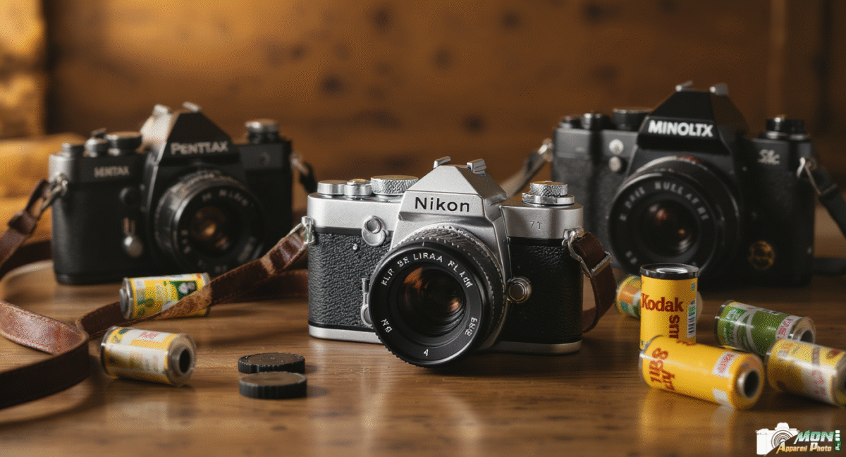 Lot Pour Photo Argentique : Lentilles, Filtres, Pare-soleils - Marque Nikon Et Zeiss Ikon, Occasion