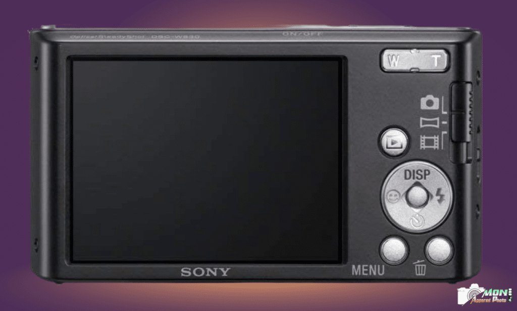 Sony DSC-W830B: écran