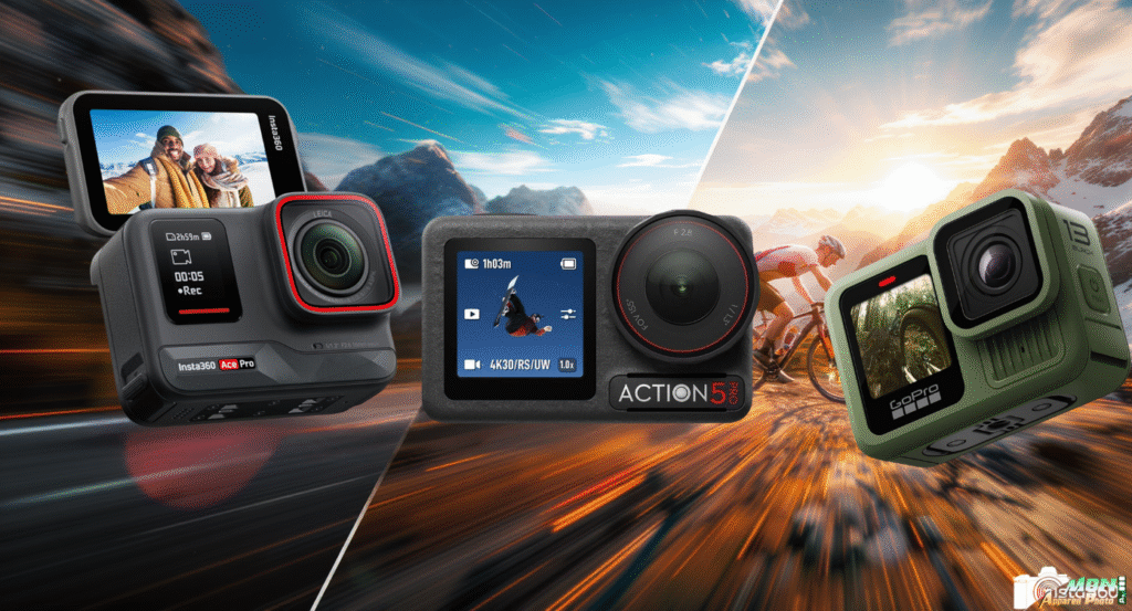 Meilleures Action Cam 4K 2025 : Guide Complet & Tests Terrain Exclusifs Meilleures Action Cam 4K